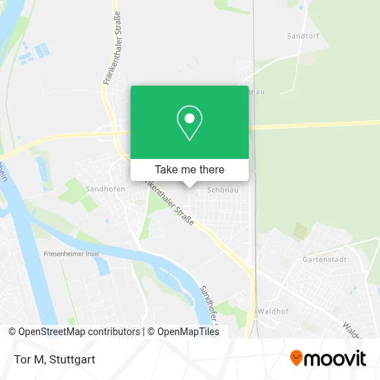 Tor M map