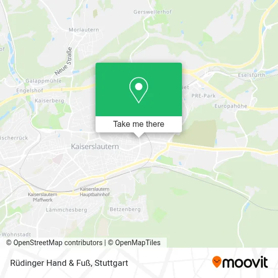 Rüdinger Hand & Fuß map