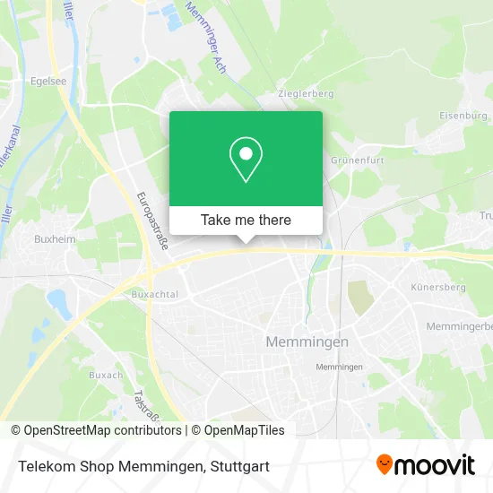 Telekom Shop Memmingen map