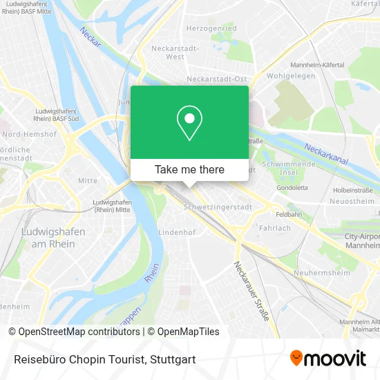 Reisebüro Chopin Tourist map