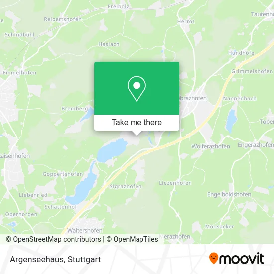 Argenseehaus map