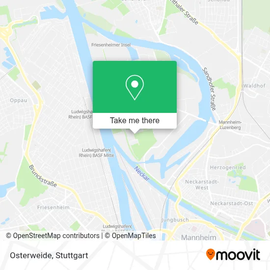 Osterweide map