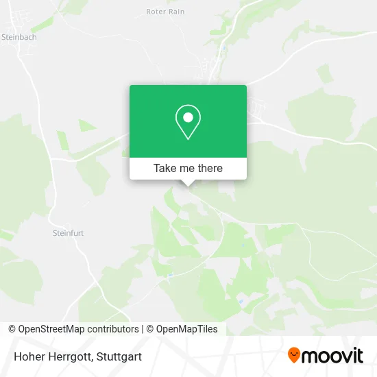Hoher Herrgott map
