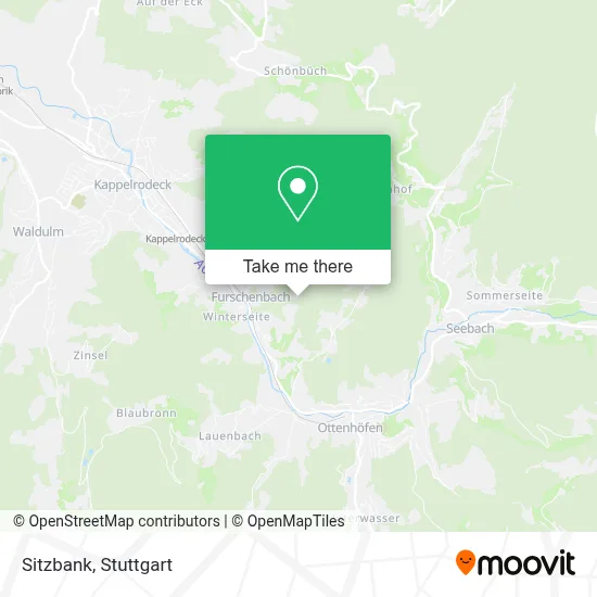 Sitzbank map