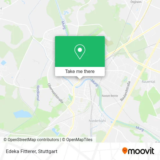 Edeka Fitterer map