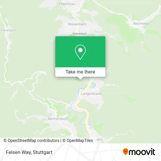 Felsenweg map