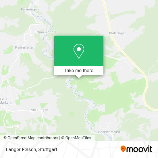 Langer Felsen map