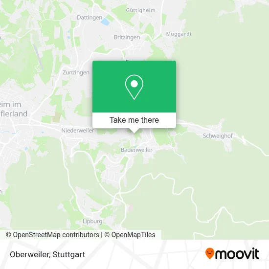 Oberweiler map