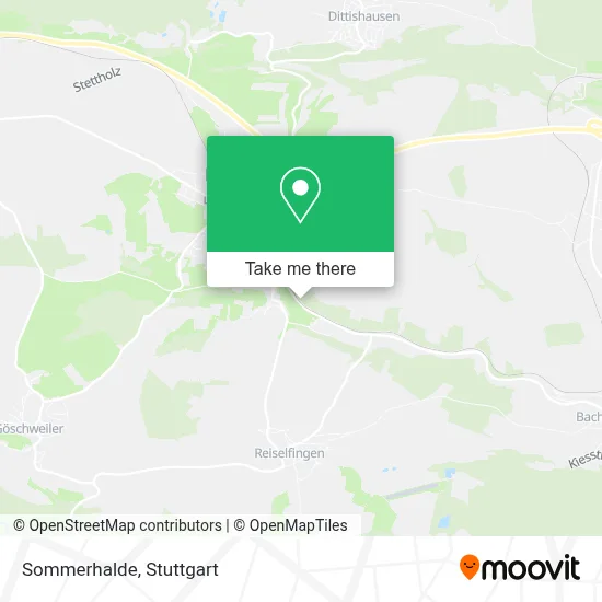 Sommerhalde map