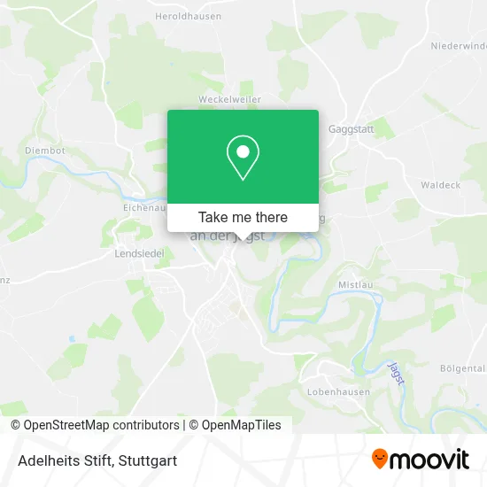 Adelheits Stift map