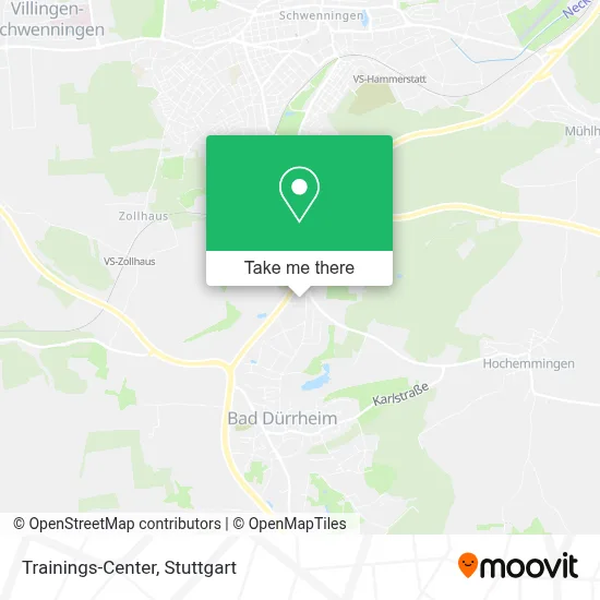 Trainings-Center map