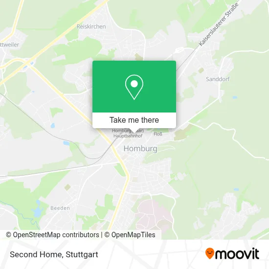 Second Home map