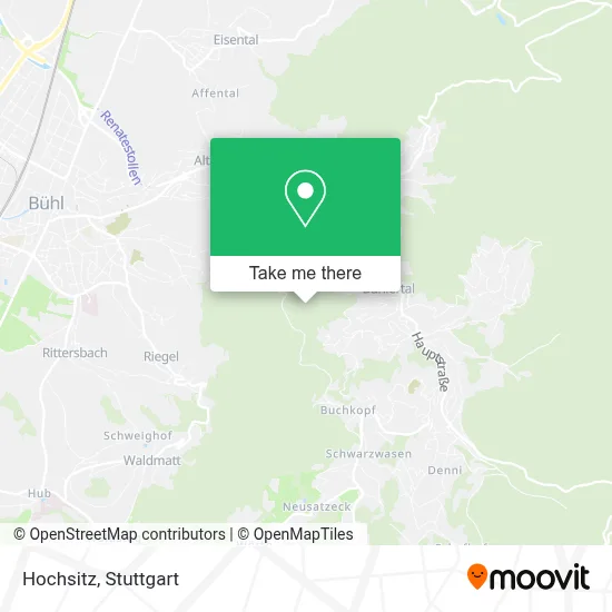 Hochsitz map