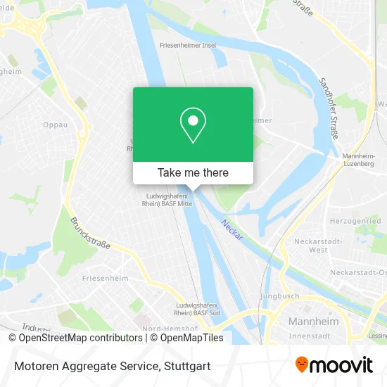 Motoren Aggregate Service map