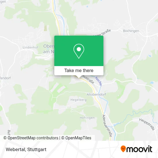 Webertal map