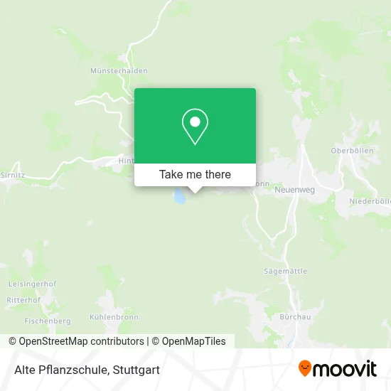 Alte Pflanzschule map