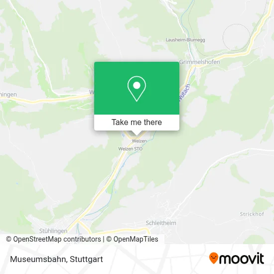 Museumsbahn map