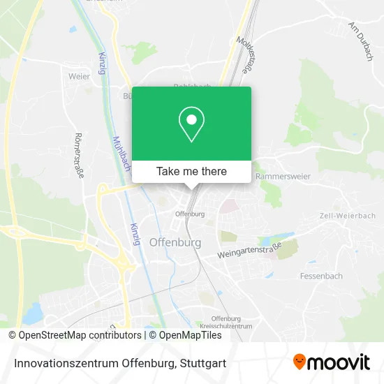 Innovationszentrum Offenburg map
