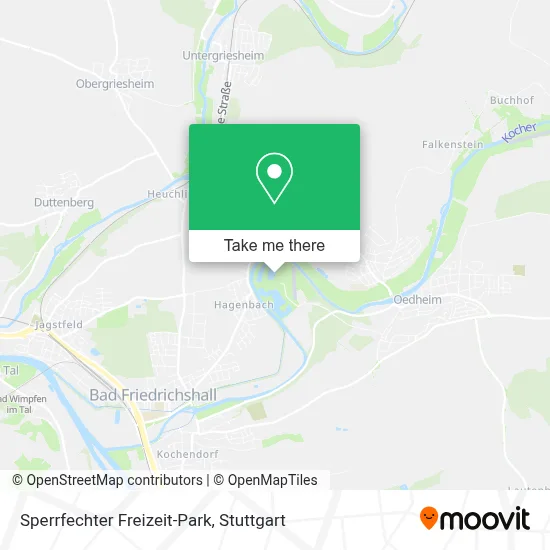 Sperrfechter Freizeit-Park map