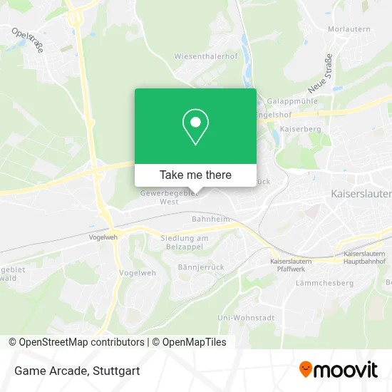 Spielothek map