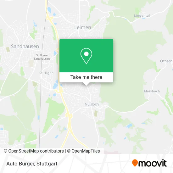 Auto Burger map