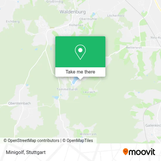 Minigolf map