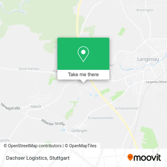 Dachser Logistics map
