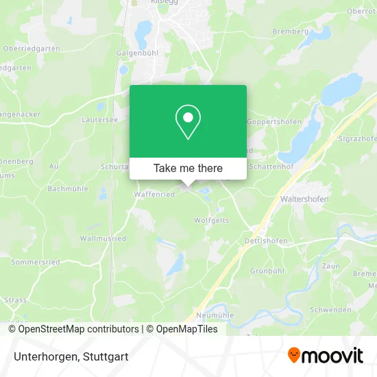 Unterhorgen map