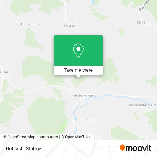 Hohlach map