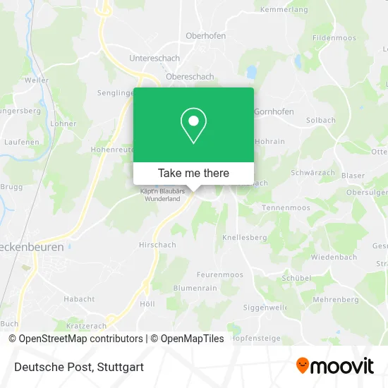Deutsche Post map