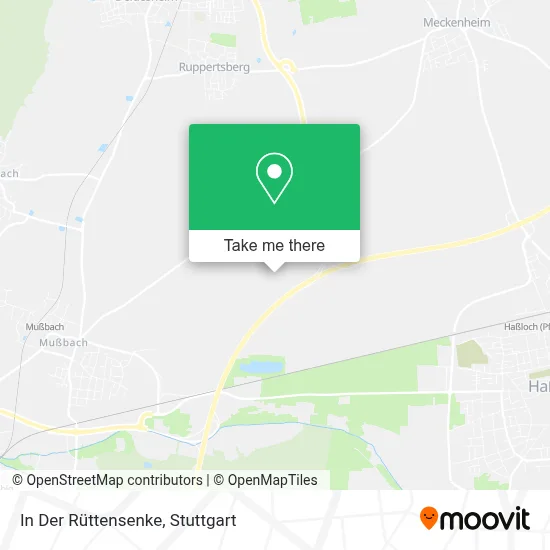 In Der Rüttensenke map