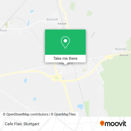 Cafe Flair map