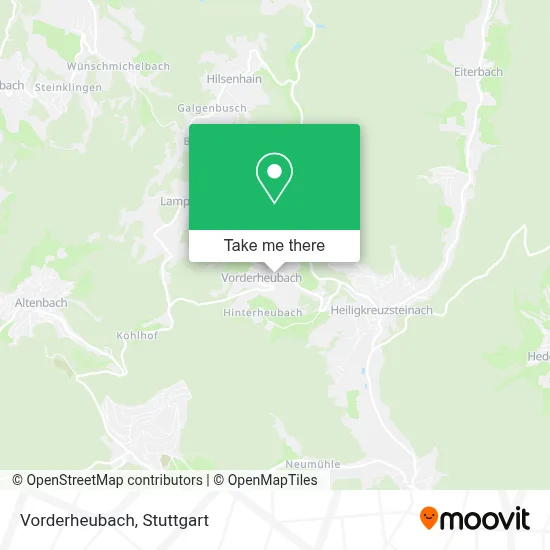 Vorderheubach map