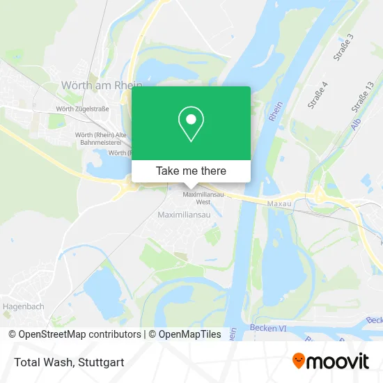 Total Wash map