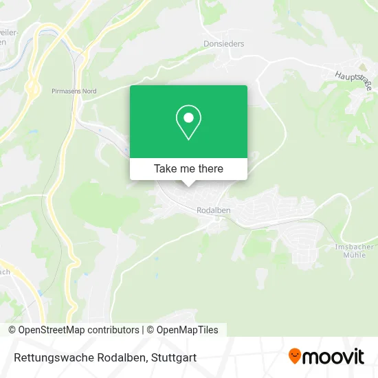 Rettungswache Rodalben map