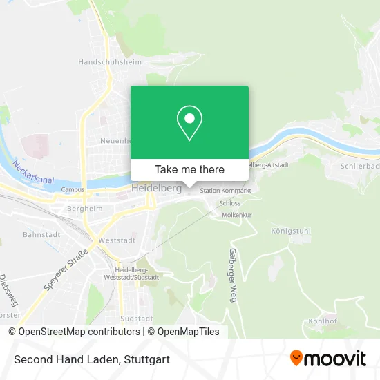 Second Hand Laden map