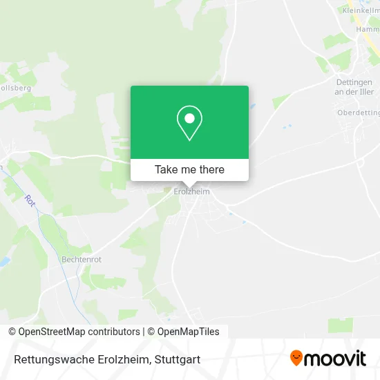 Rettungswache Erolzheim map