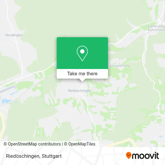 Riedöschingen map
