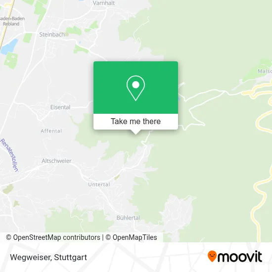 Wegweiser map