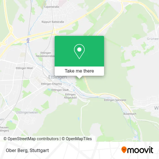 Ober Berg map