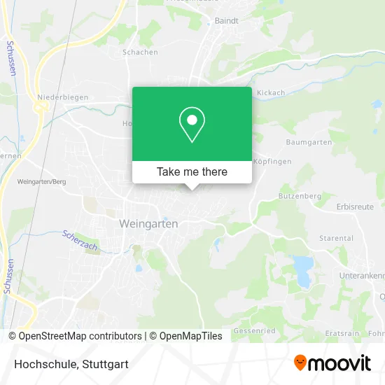 Hochschule map