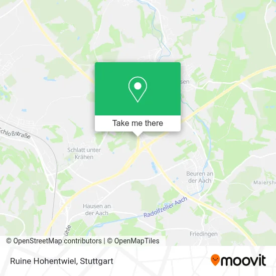 Ruine Hohentwiel map