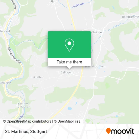St. Martinus map