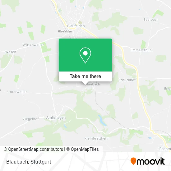 Blaubach map