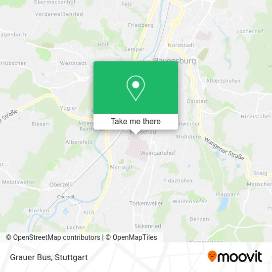 Grauer Bus map