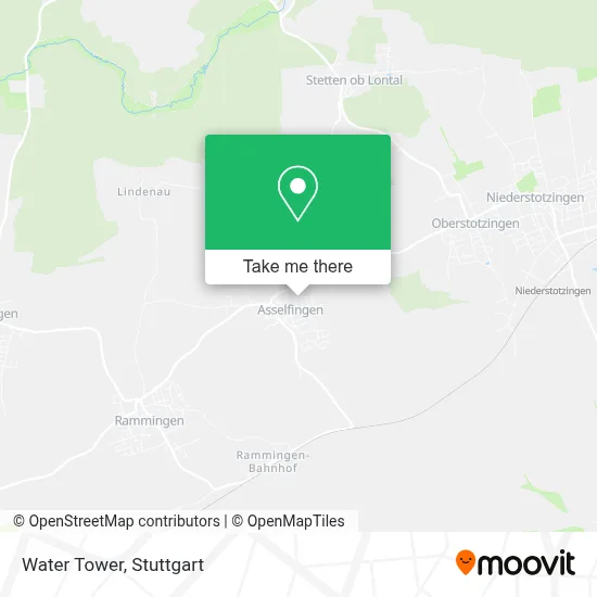 Wasserturm map