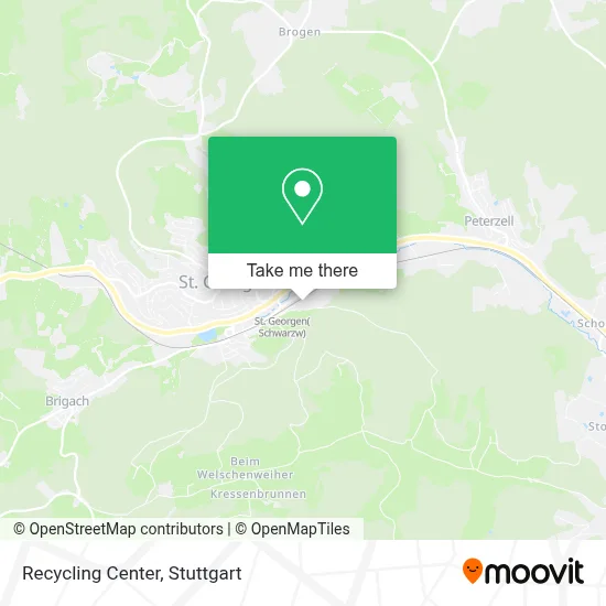 Wertstoffhof map