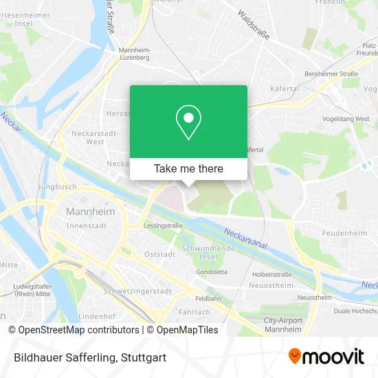 Bildhauer Safferling map