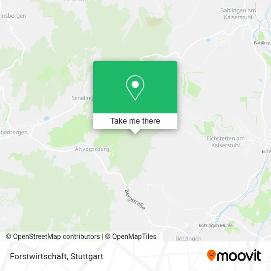 Forstwirtschaft map