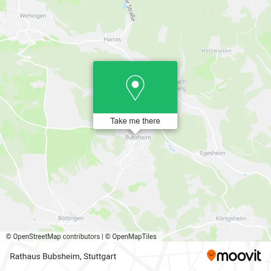 Rathaus Bubsheim map